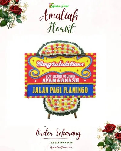 Bunga Papan Congratulation di Rawajati